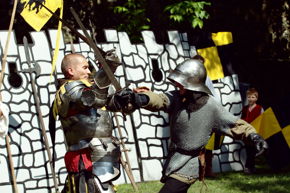 foto Pokaz rycerski w zamku Hukvaldy