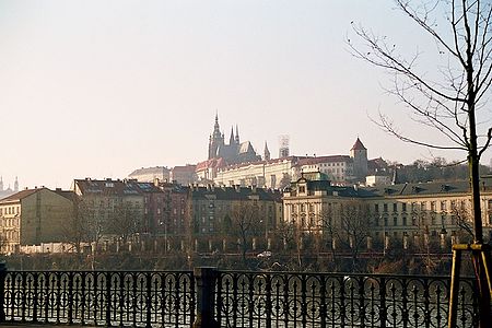 foto Praha zimą