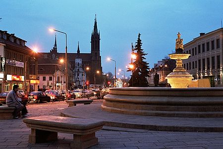 foto Białystok nocą