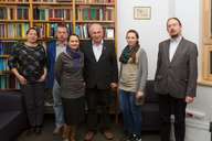 In Białystok in our campus, with Alina Dobrogowska, Grzegorz Jakimowicz, Aneta Sliżewska, Anatol Odzijewicz, Elwira Wawreniuk, 2015